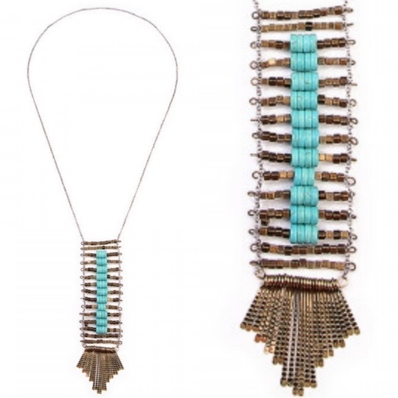 BEADED Drop Necklace - Picture 1 of 2